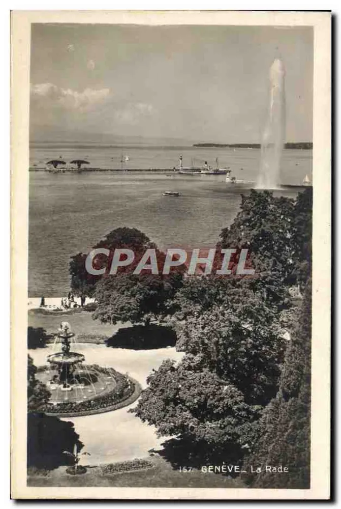 GENÈVE — A Baía — Foto-Editora: O. SAR ORI - Frente