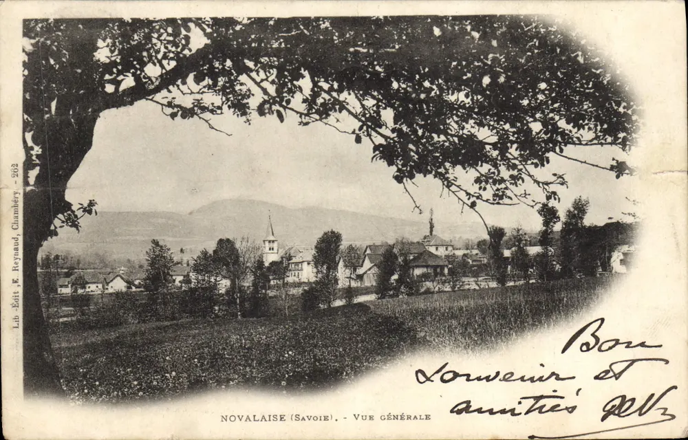 Novalaise (Savoie) — Vista geral — Lib. Édit. E. Reynaud, Chambéry - 202 - Frente