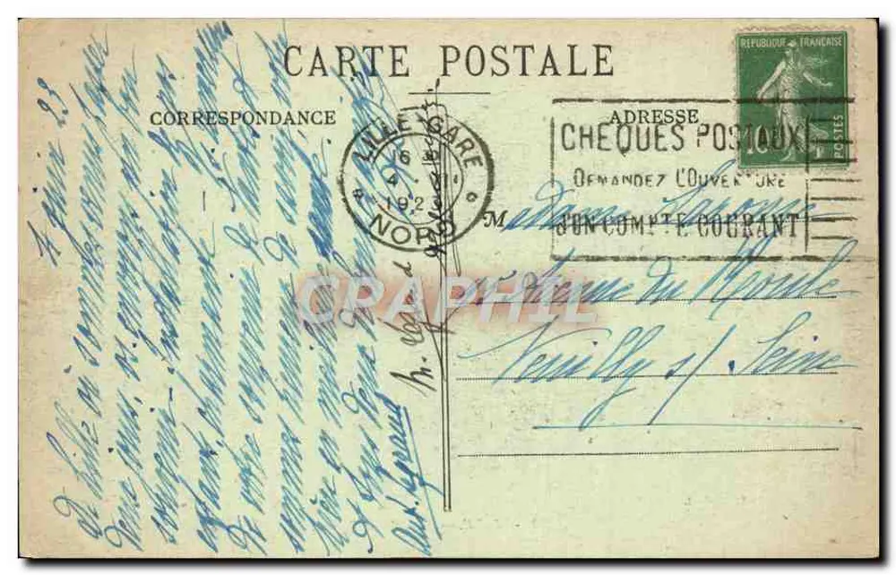 Lille — A Velha Bolsa — Zarton G. L. - Verso