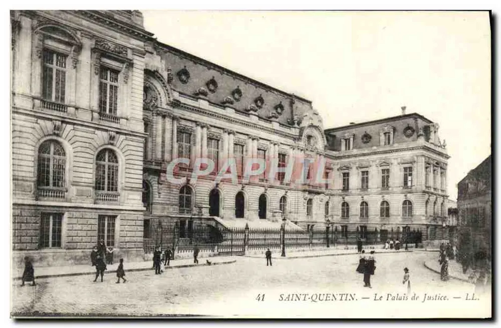 Saint-Quentin — Het Paleis van Justitie — LL. n° 41 - Voorkant