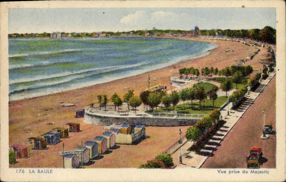 La Baule — Ansicht vom Majestic — Cie des Arts Photomécaniques, Nr. 176 - Vorderseite