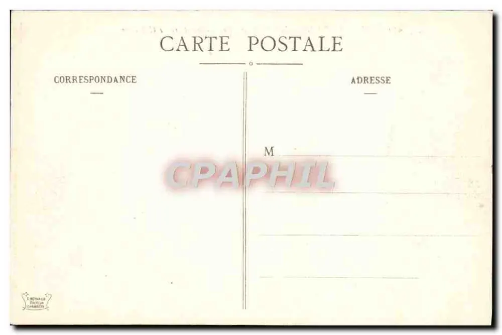 Aix-les-Bains - Lac du Bourget und Promontoire de Châtillon — Verlag E. Bethalain, Nr. 972 - Rückseite