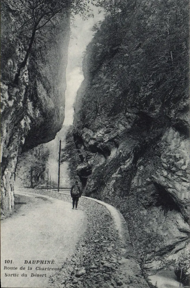 Chartrense Straße — Ausgang aus dem Wüste — Dauphiné, Nr. 101 - Vorderseite