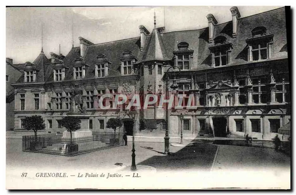 Grenoble — O Palácio de Justiça — LL. n°87 - Frente