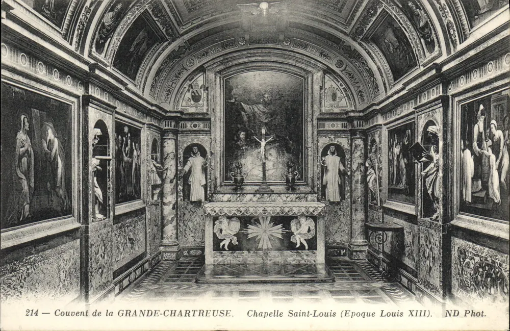 Kloster der GRANDE-CHARTREUSE — Kapelle Saint-Louis (Epoche Louis XIII) — ND Phot. - Vorderseite