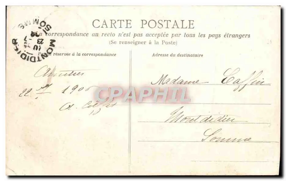 Le Havre - Rathaus — E.B.Z. n°108 - Rückseite