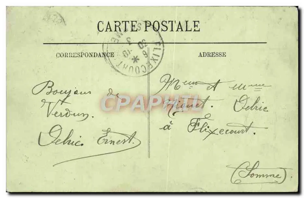 Verdun — Um braço da Meuse — LL. - Verso