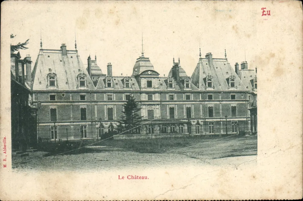 Le Château — vue du château d'Abbeville — éditeur M. R., Abbeville - Awers