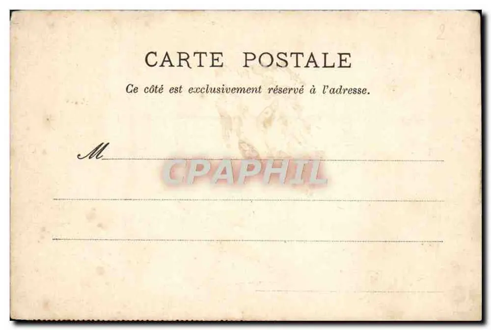 Le Château — vue du château d'Abbeville — éditeur M. R., Abbeville - Rewers