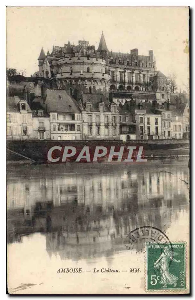 Amboise — O Castelo — MM. — Editor MM. (série ilegível) - Frente