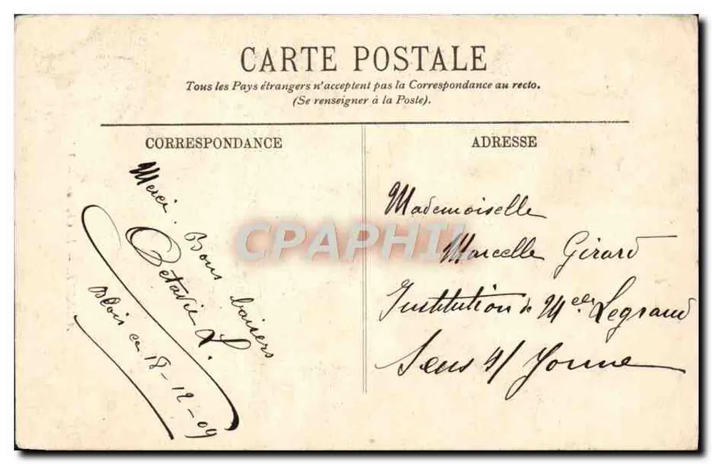 Amboise — O Castelo — MM. — Editor MM. (série ilegível) - Verso