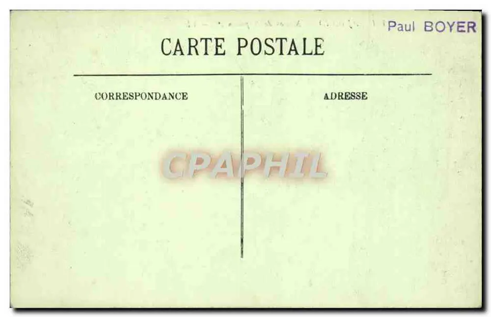 Ajaccio — Casa de Napoleão I — LL. — N° 111 - Verso