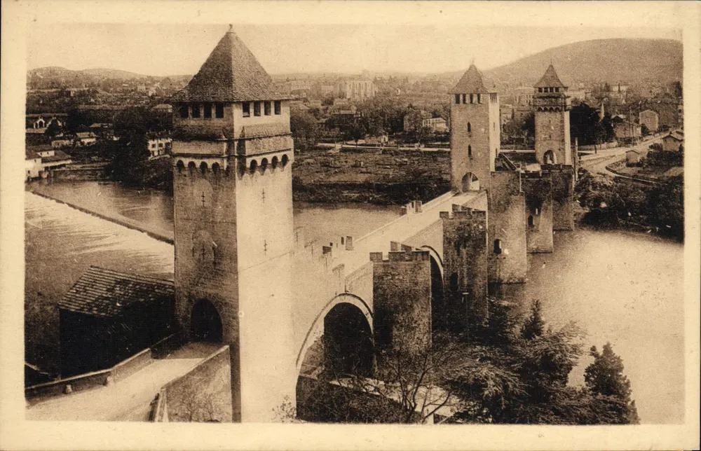 O Ponte Valentré — Cahors — Edição Girims-Ricard - Frente