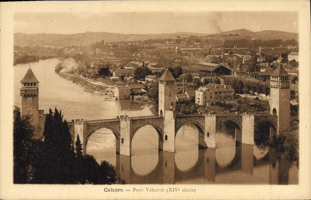 Cahors — Ponte Valentré (século XIV) - Frente