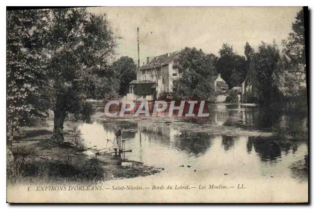 Umgebung von Orléans — Saint-Nicolas — Ufer des Loirêt — Les Moulins — LL. - Vorderseite