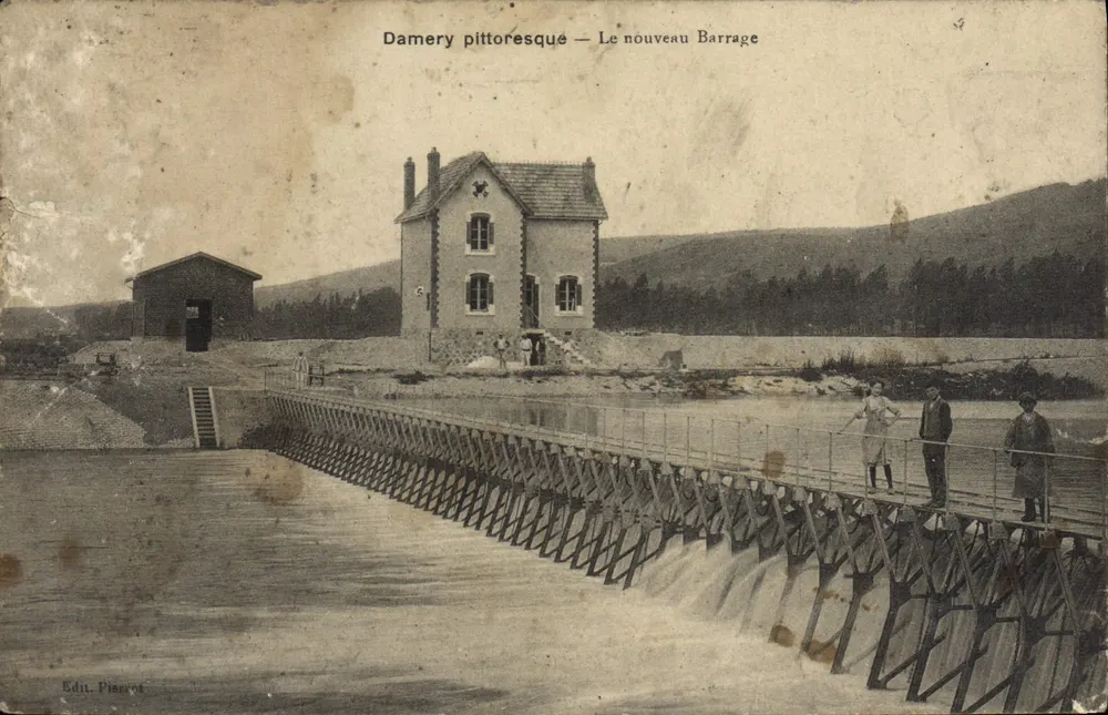 Damery pittoresque — Le nouveau Barrage — Edit. Piérest - Vorderseite