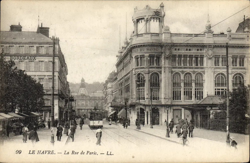 Le Havre — A Rue de Paris — LL. — N° 99 - Frente