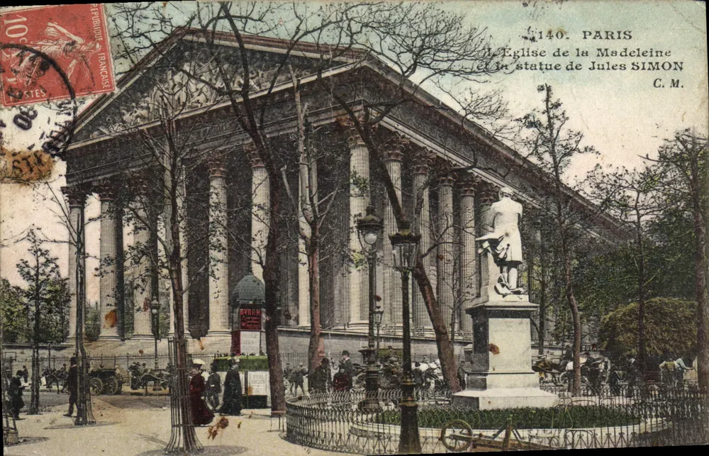 Kirche der Madeleine — Statue von Jules Simon — C.M. n°140 - Vorderseite