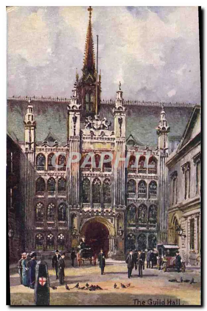 The Guild Hall — Londres — Tuck's Post Card No. 3546 - Frente