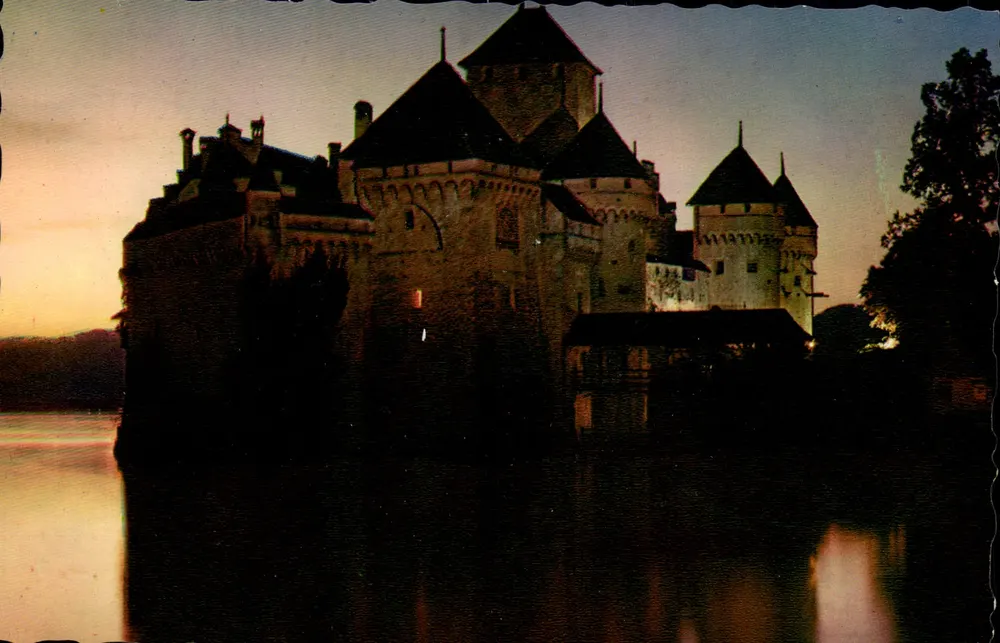 Château de Chillon — Lac Léman verlicht — Edities Jaeger, nr. 712 - Voorkant