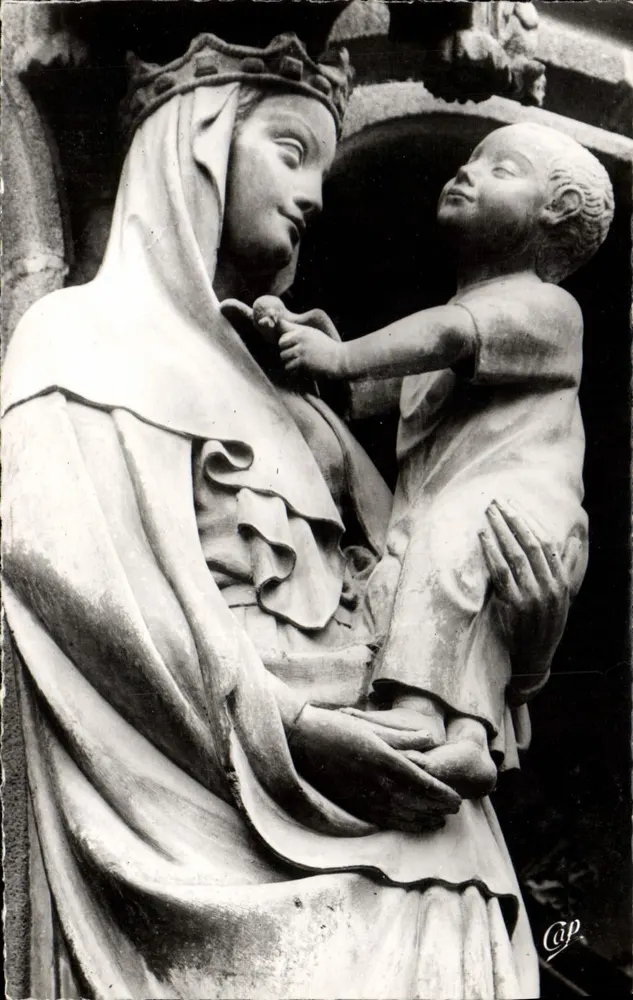 Die Jungfrau mit dem Vogel — Detail — C.A.P. Paris - Vorderseite