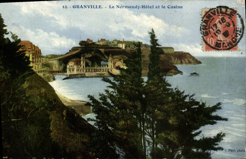 Granville - Das Normandy-Hotel und das Casino — Foto von J. Puel, n°12 - Vorderseite