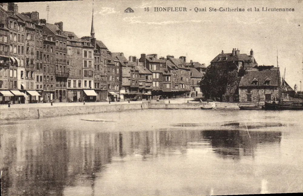 Honfleur - Ste-Catherine-Kai und die Lieutenante - Vorderseite