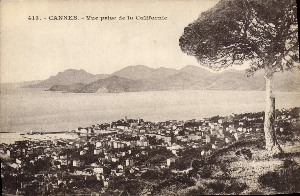 CANNES - Ansicht aus der Californien — Verlag Gilettà, Nizza, n° 413 - Vorderseite