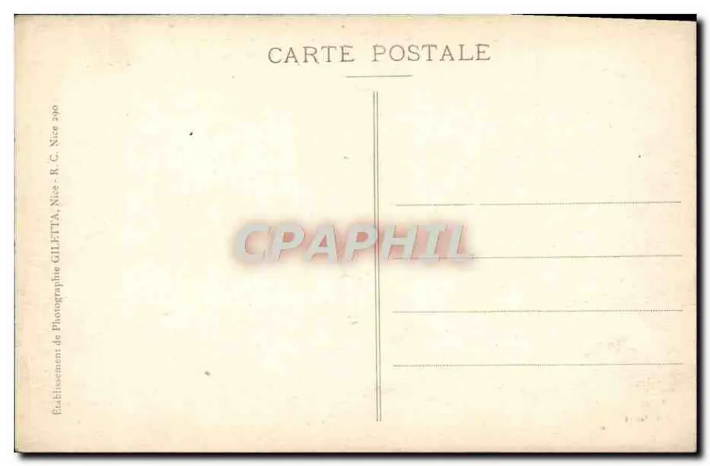 Saint-Paul (A.-M.) — Caminho de Ronde — Editor: Giletta, Nice - Verso