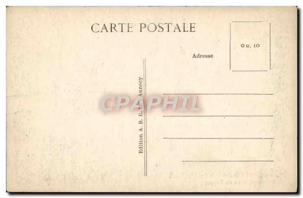 Saint-Colomban-des-Villards — Ansicht von La Combe du Teppey — Edition A. B. E., Annecy, n° 4104 - Rückseite