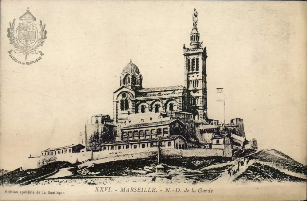 Marseille - N.-D. de la Garde — Edição especial da Basílica, n° XXVI - Frente