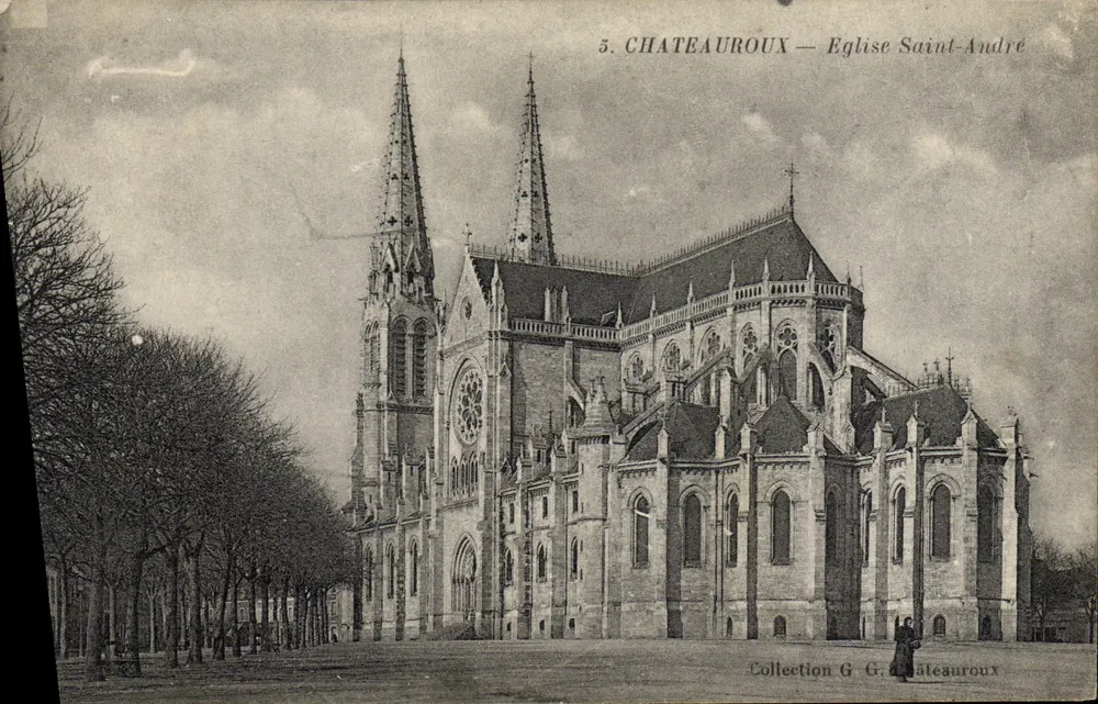 Châteauroux — Igreja de São André — Coleção G. Châteauroux - Frente