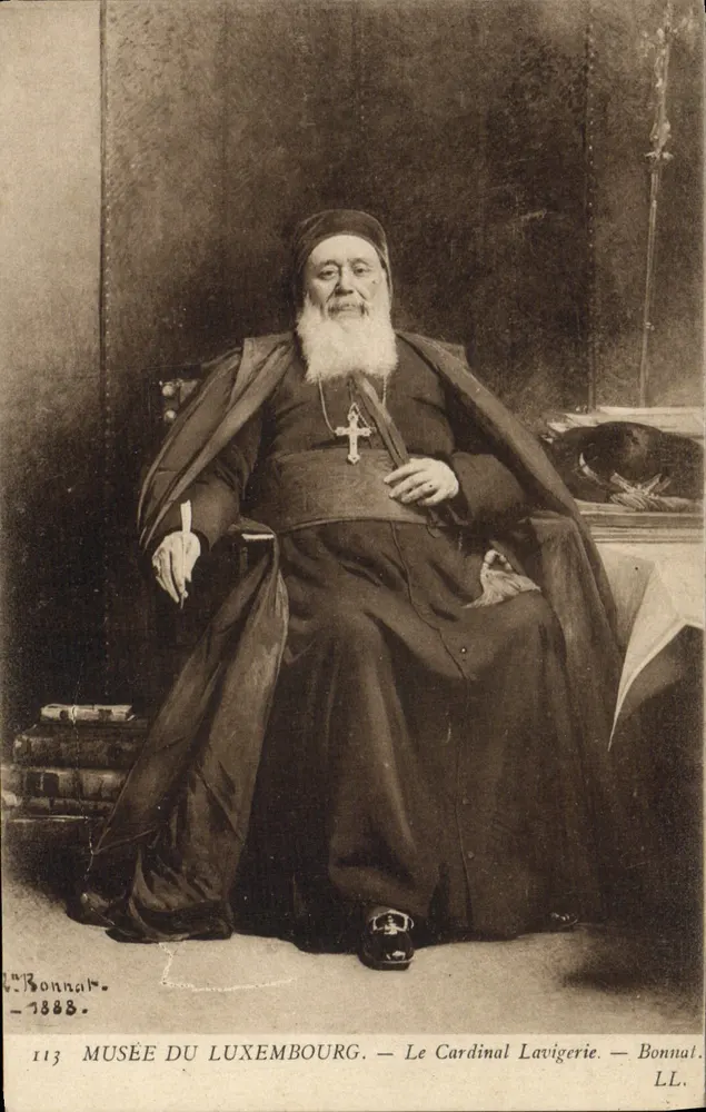Kardinal Lavigerie — Museum Luxembourg — Bonnat — 1888 - Vorderseite