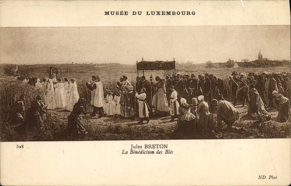 Die Segnung des Getreides — Jules Breton — ND Phot - Vorderseite