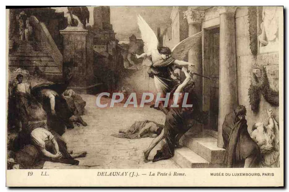Die Pest in Rom — Delaunay (J.) — Musée du Luxembourg, Paris - Vorderseite