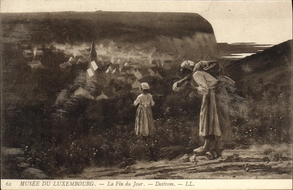 Museum Luxembourg — Ende des Tages — Destrem — LL. - Vorderseite