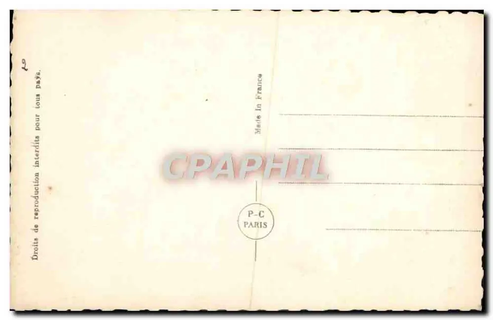 Ein Paar, das sich umarmt — Liebesgedicht — P-C PARIS n°3842 - Rückseite
