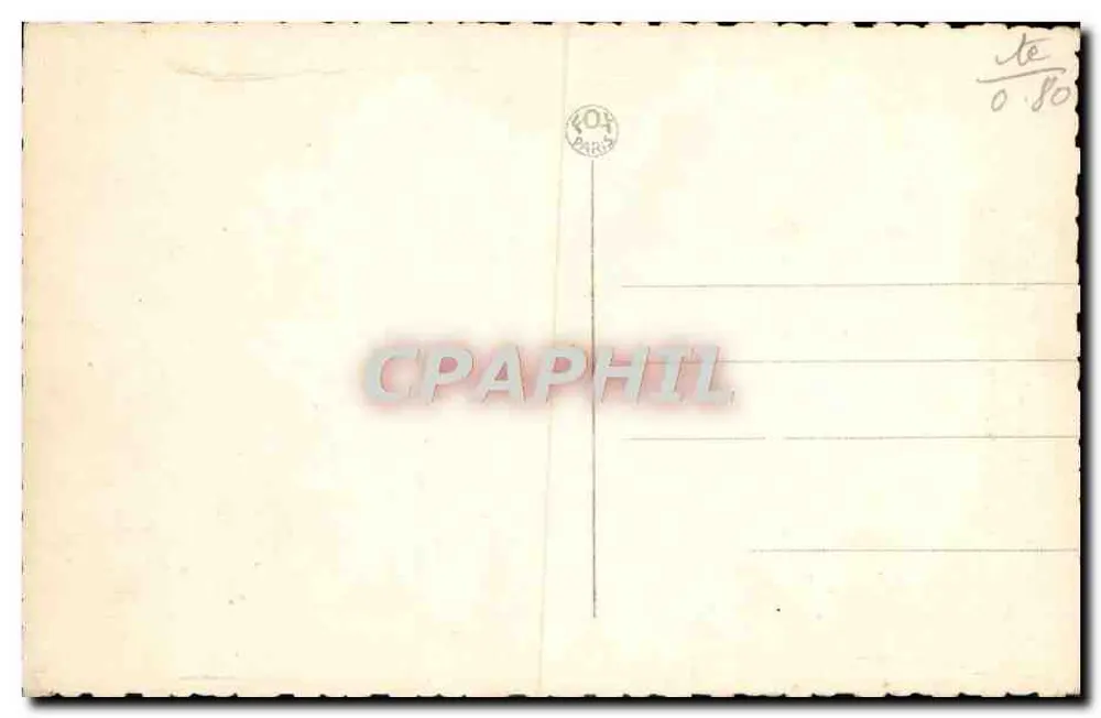 Casal amoroso — cena romântica — FOX Paris n°4236 - Verso