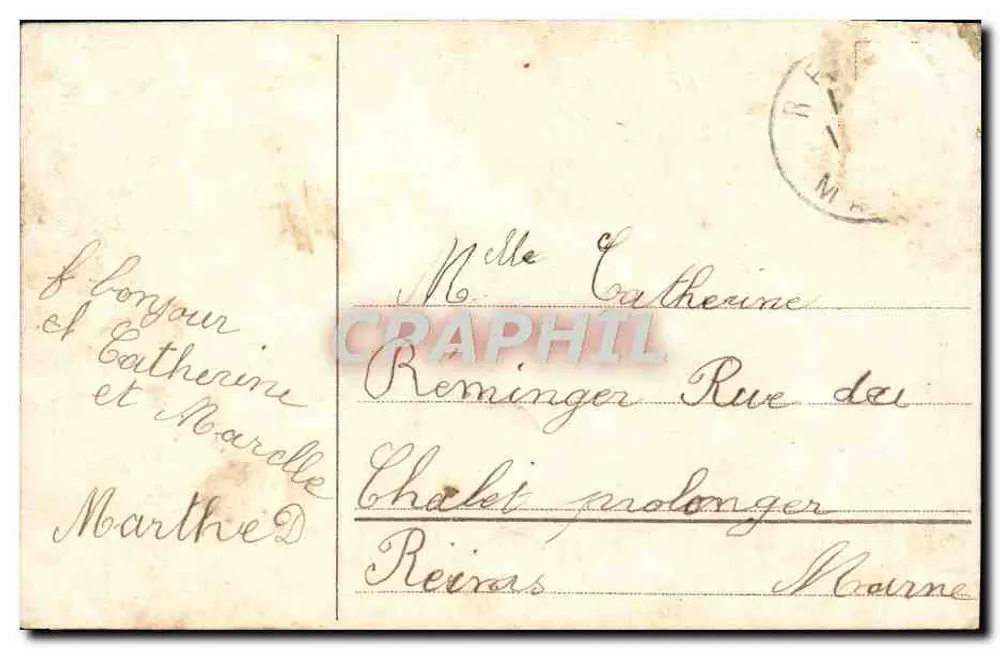 Zwei junge Mädchen und ein Hund unter einem Schirm — Anithé sincère — Verlag RAS - Rückseite