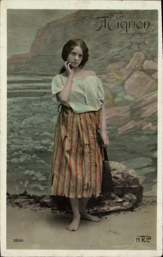 Junge Frau am Meer — Mignon — H.K.C. n° 3900 - Vorderseite