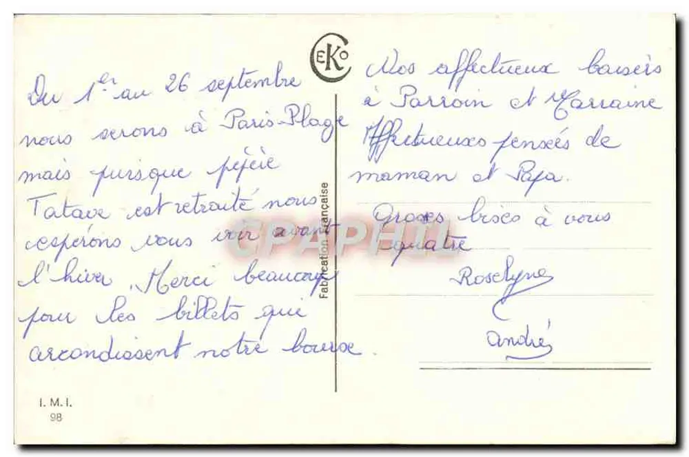 Pansy i dom przy jeziorze — wydawca E.Ko, nr 98 - Rewers