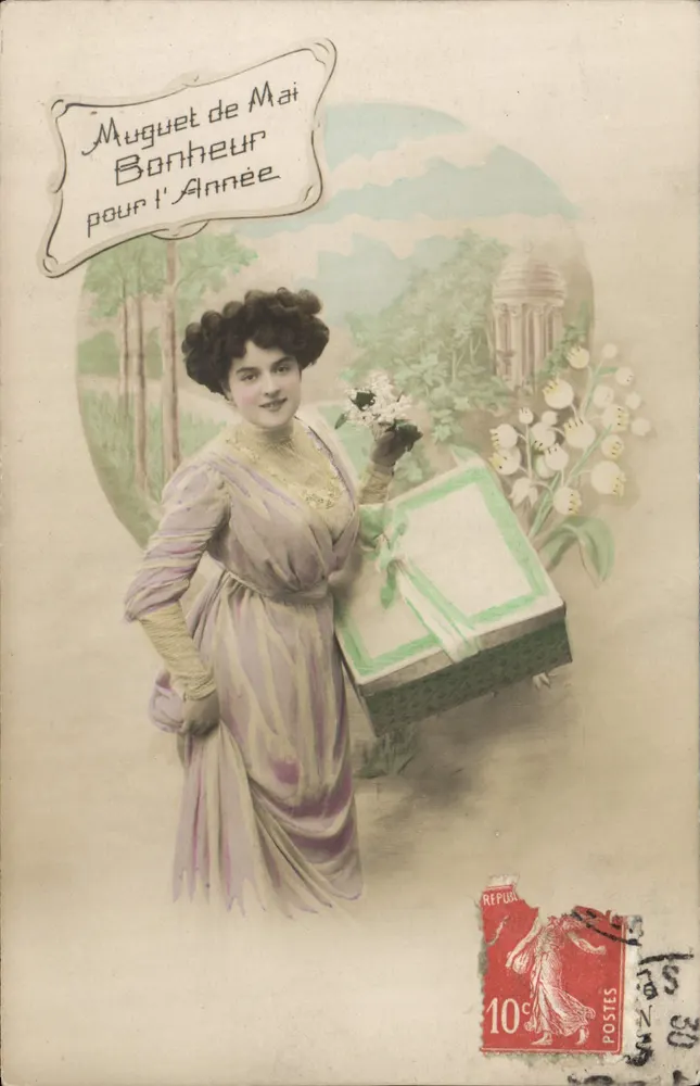 Muguet de Mai — Glück für das Jahr — Universal Postal Union - Vorderseite