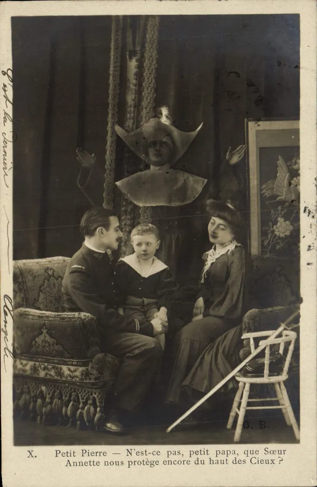 Familie — häusliche Szene — G. B. (Verlag) - Vorderseite