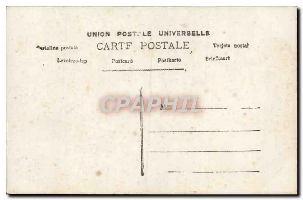 Junge Frau in bunter Kleidung mit Blumenkorb — Paris — n° 392 - Rückseite