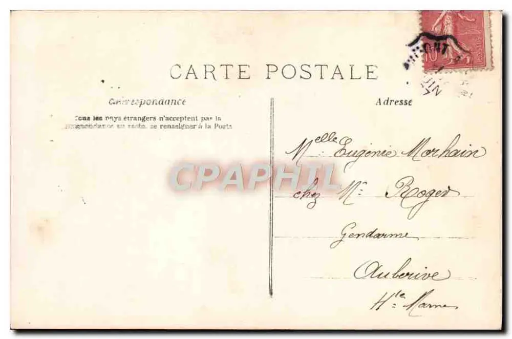 Enfants dans un landau — scène bucolique — éditeur A.N. Paris, n° 492 - Verso
