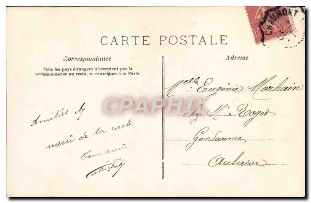 La Bretonne aux coquets corsages — N. A. Natauberg — N°498 - Rückseite