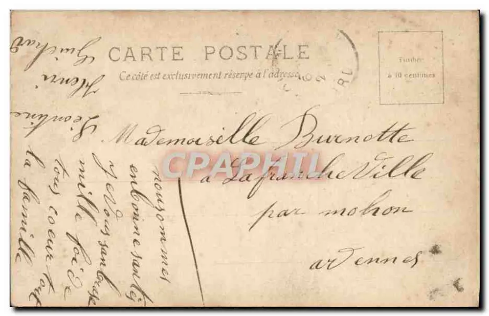 Thema: Frau im orientalischen Kleid — S.I.P. 53. Serie Nr. 10 — Reutlinger Paris - Rückseite