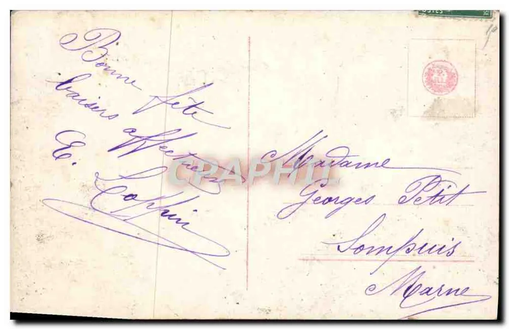 Junge Frau in weißem Kleid mit Blumen — Verlag R. 3187/3 - Rückseite