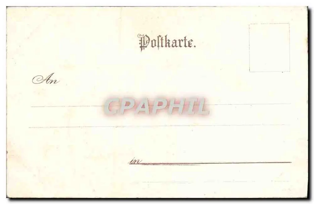 Ausblick auf eine Kapelle mit Sonnenuntergang — unbekannter Verleger, Nr. 7289 - Rückseite