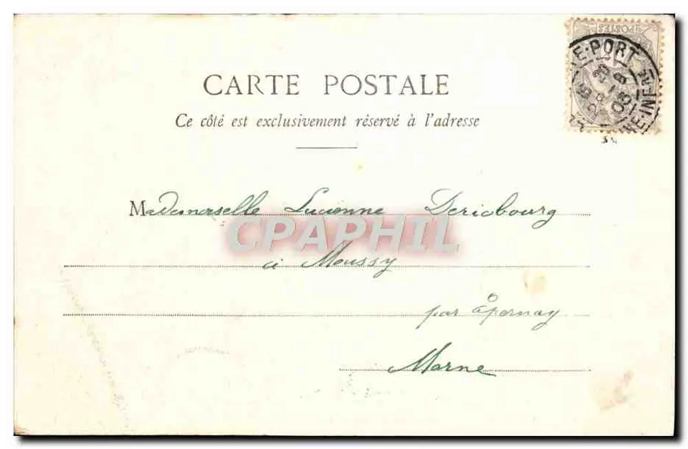 La Charité — cena de caridade com crianças e mulher — Fototipo A. Bergeret & Cie, Nancy - Verso